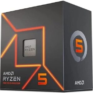 AMD 7000 Series Ryzen 5 7600 Desktop Processor 6 cores 12 Threads 38 MB Cache 3.8 GHz Upto 5.1 GHz AM5 Socket (100-100001015BOX) Socket AM5